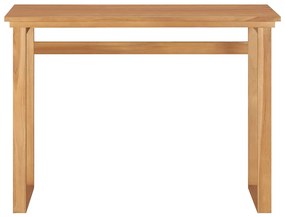 325281 vidaXL Birou, 100x45x75 cm, lemn masiv de tec