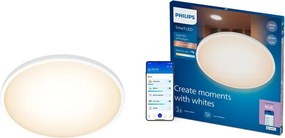 Philips-LED Plafonieră reglabilă SUPERSLIM LED/32W/230V 2700-6500K Wi-Fi
