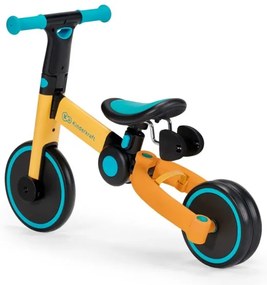 KINDERKRAFT 3în1 tricicletă pentru copii 4TRIKE galben/turcoaz