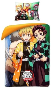 Demon Slayer Hunters set de lenjerie de pat 140×200cm, 70×90 cm