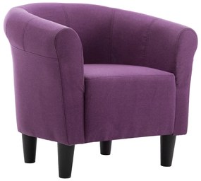 248031 vidaXL Fotoliu, violet, material textil