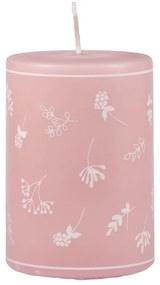 Lumânare Unipar Fleur, durată ardere 48 h, roz