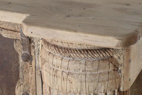 Consola, natur, din lemn de tec, Heritage