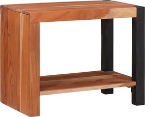 vidaXL Raft pentru cărți Maro 50 x 30 x 40 cm Lemn Solid de Acacia