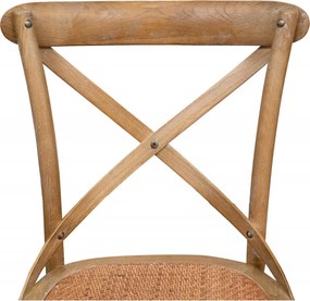 Scaun Thonet din lemn masiv si sezut din ratan