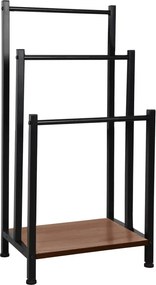 Stander prosoape OGIN, stejar/nuc, 42x28x80 cm