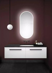 Oglinda ovala LED Dubiel Vitrum Senso Max 50x100 cm