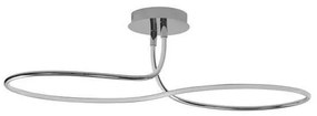 Lustra LED aplicata design modern FUNGO crom NVL-9357085