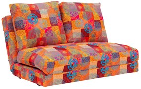 Canapea extensibila cu 2 locuri Matilda, Multicolor, 120 x 62 x 68 cm