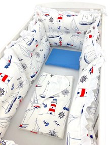 Set de 6 bucati aparatori protectii laterale patut Deseda Farul mare