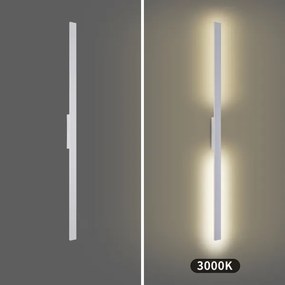 BRILAGI - aplică de perete LED pentru exterior LUNA LED/30W/230V 3000K IP65 150 cm albă CRI 90