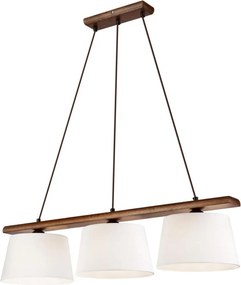 Candelabru AIDA pe cablu 3xE27/60W/230V stejar/nuc