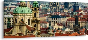 Tablou - Panorama din Praga (120x50 cm)