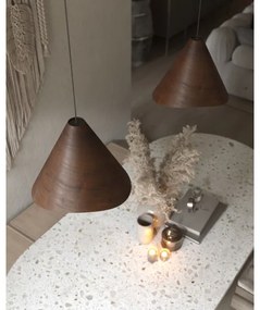 Lustră pe cablu MAXLIGHT P0548 SAKURA 1xE27/60W/230V d. 33,5 cm nuc