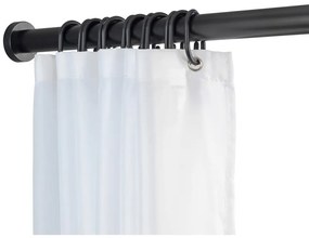 Tijă telescopică pentru baie Wenko Luz, lungime 110-185 cm, negru