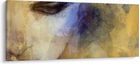 Tablou - Portretul femeii, desen (120x50 cm)
