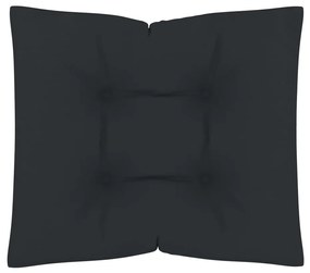 Perne de canapea din paleti, 3 buc., antracit, material textil
