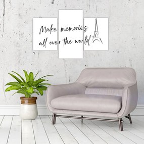 Tablou - Faceți amintiri (90x60 cm)