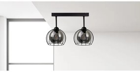 Lustră aplicată SOLO BLACK 2xE27/60W/230V
