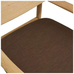 Fotoliu cu taburet maro Olvera – House Nordic