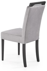 Scaun Clarion 2 velvet gri/negru Monolith 85