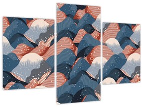 Tablou - Valuri și dealuri (90x60 cm)