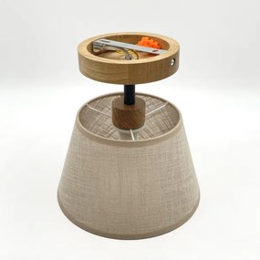 Lustră aplicată Brilagi ANTHONY 1xE14/60W/230V stejar/bej