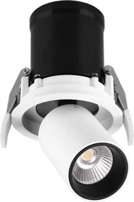 Spot LED 2700K incastrabil GARDA 4,5cm alb