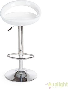 Set de 2 scaune de bar design modern alb ASTER 0731328 BZ