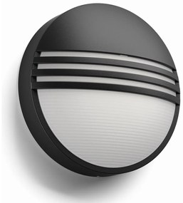 Lampă de perete cu LED Philips 17296/30/16 pentru exterior Yarrow 21 cm, negru
