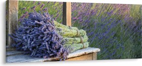 Tablou - Buchețele de lavandă (120x50 cm)