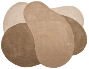 Covor maro din lână 110x140 cm Denton – Bloomingville