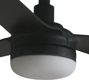 FARO 33815WT1S - Ventilator LED dimmabil PUNT M, 18W/230V, CCT, Ø 132 cm, negru WT + DO