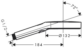 Para de dus, Hansgrohe, Rainfinity 130 3 jeturi, Alb mat