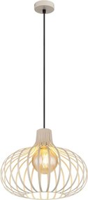 Globo 33370119 - Lampă suspendată pe cablu MATEO 1xE27/40W/230V bej