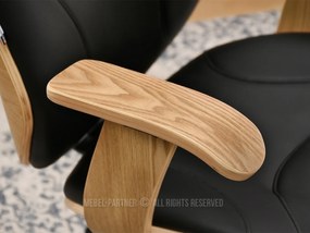 Fotoliu Raynold (stejar negru + negru). 1110533