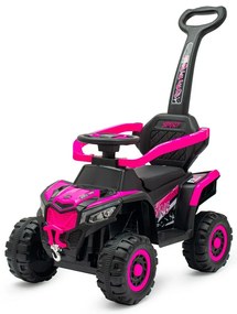 Scuter electric Baby Mix cu bară de ghidareRuggy, roz