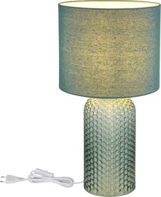Globo 21735BG - Lampă de masă SOFIE 1xE27/60W/230V verde
