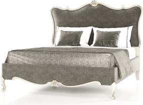 Pat lemn masiv Celisea II 140/160/180/200 x 200 cm - 180x200, Ivoire