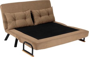 Canapea extensibila 2 locuri, Atelier del Sofa, 859FTN2870, Maro deschis