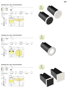 Redo 90041 - Lampă încastrată exterior LED INCAS LED/2,3W/230V IP65