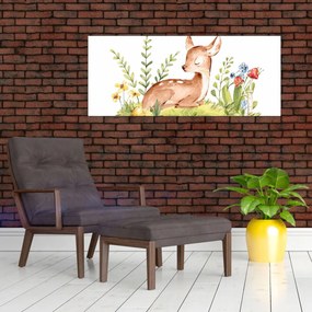Tablou - Micuțul cerb (120x50 cm)