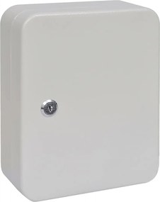 vidaXL Cutie pentru chei cu blocare Creme 20 x 7,5 x 25 cm Oțel