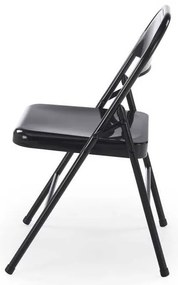 Scaun pliabil Acton, negru