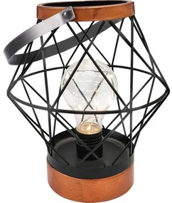 Lampă LED decorativă de masă Solight WO3105 LED/3xAA negru/cupru