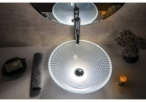 Chiuvetă rotundă din sticlă ø 42 cm Puketa – Sapho