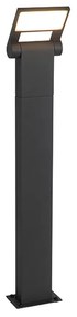 Stâlp modern pentru exterior antracit 60 cm cu LED IP54 - Zane