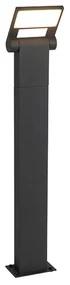 Stâlp modern pentru exterior antracit 60 cm cu LED IP54 - Zane