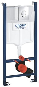 Set 3 in 1 rezervor WC Grohe Rapid SL, placa actionare Skate Air, crom si suruburi - 38745001