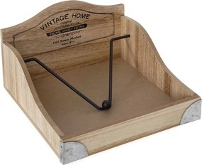 Suport de servetele din lemn Vintage Home